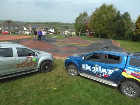 BMX pump track for North Tawton Town Council