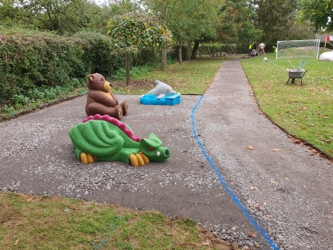 Primary School 3D Star Buddies and Daily Mile Running Track play project