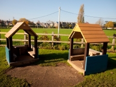 Addition of colour to 'Bidefort' in Victoria Park, Bideford