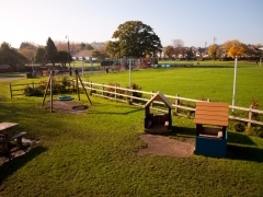 Addition of colour to 'Bidefort' in Victoria Park, Bideford