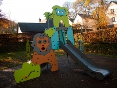 Children's Play Area installation at Woodford Bridge, Nr. Holsworthy