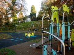 Children's Play Area installation at Woodford Bridge, Nr. Holsworthy