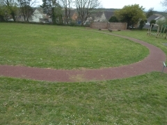 Winkleigh Primary school daily mile running track